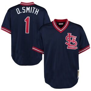 Mitchell & Ness Cooperstown Authentic Collection Jersey - Navy